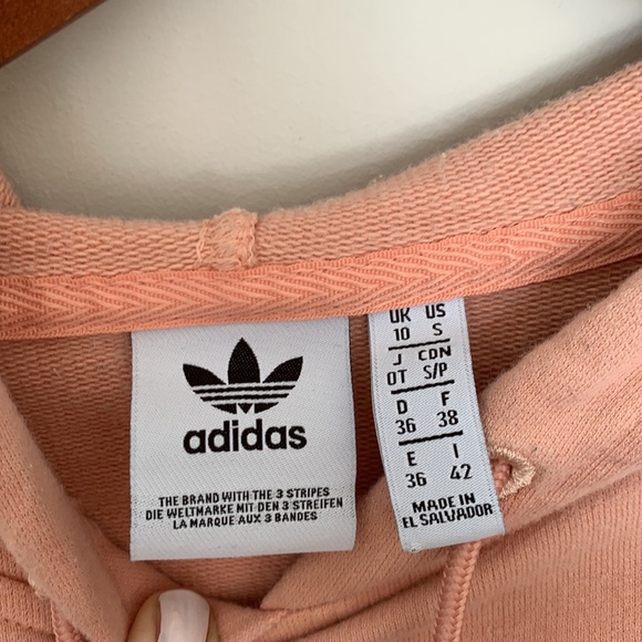 Adidas Women’s Cropped Sweatshirt in Pink - Picture 8 of 11
